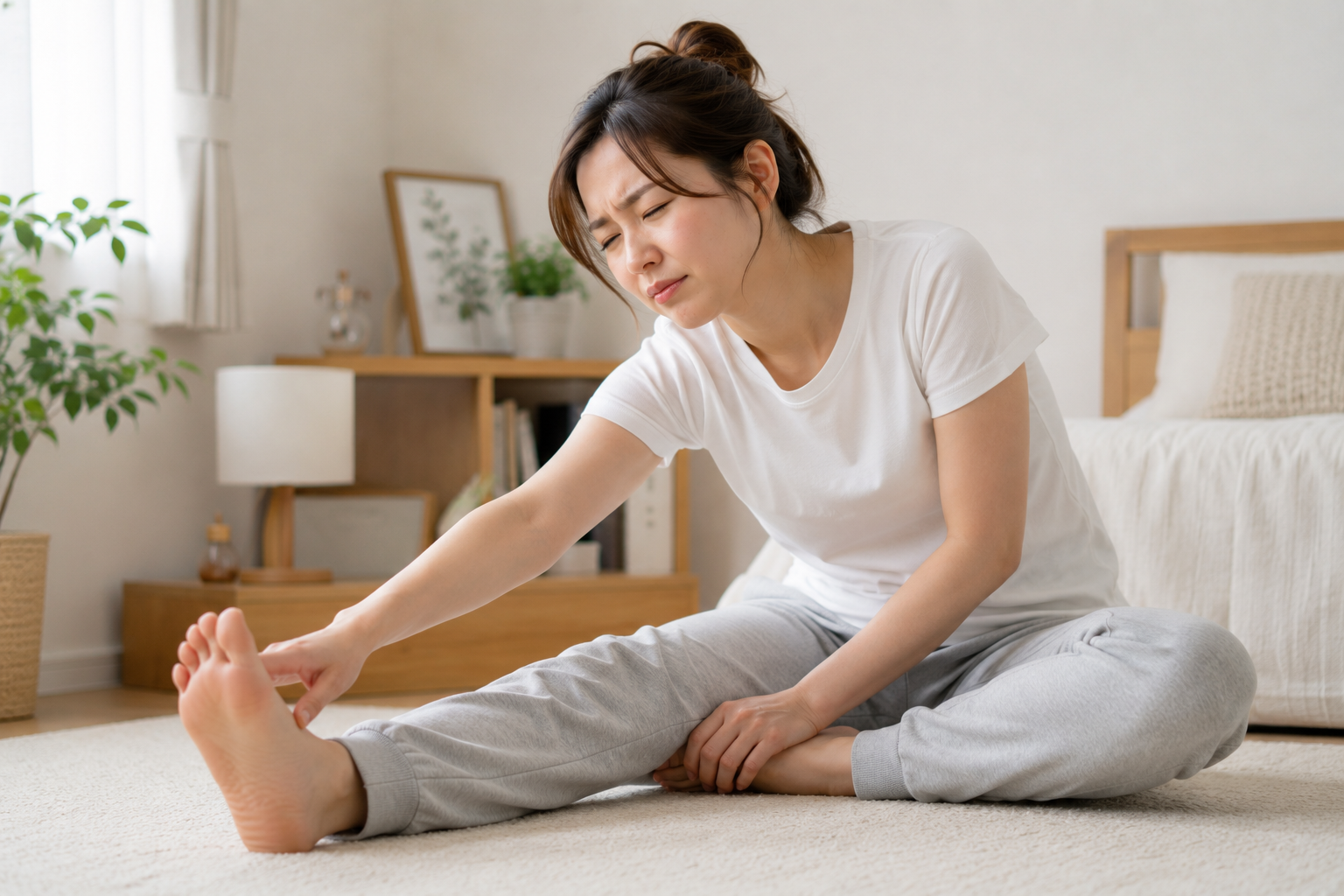 身体が硬く感じる